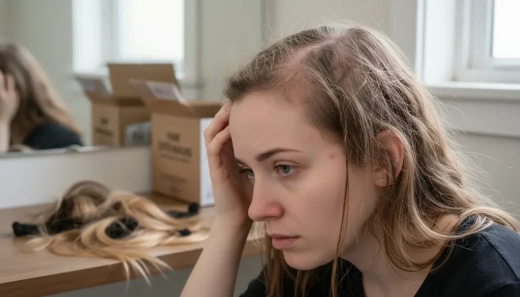 kan je kaal worden van extensions