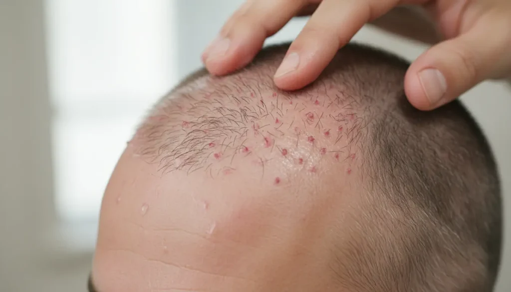 hoe lang blijft haar gevoelig na haartransplantatie